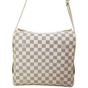 Louis Vuitton Damier Azur White Naviglio Shoulder Bag